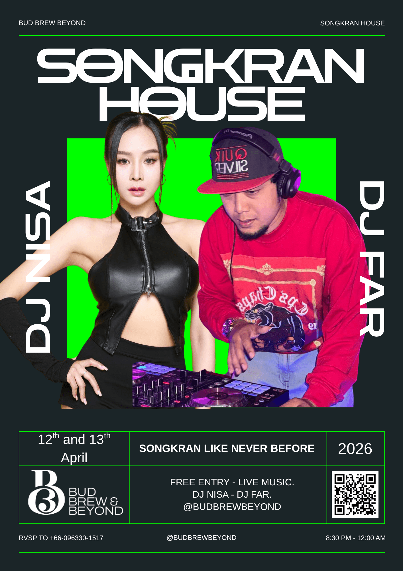Songkran House - DJ Nisa & DJ Far